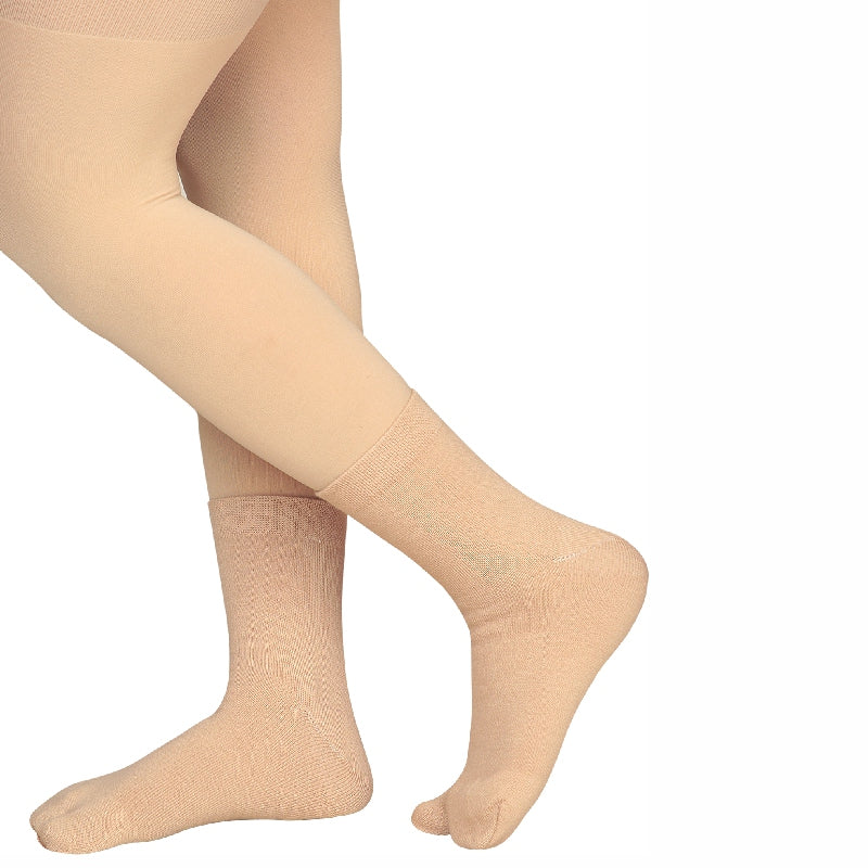 Bodycare Womens Mid Calf Thumb Socks Pack Of 2