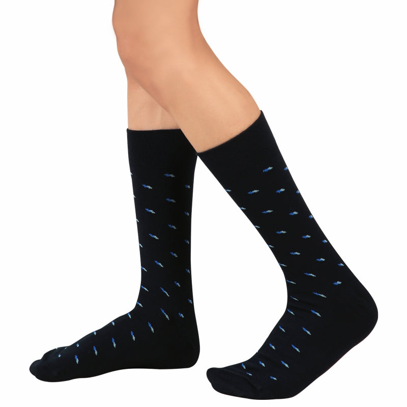 Bodycare Mens Calf Length Printed Socks Pack Of 2