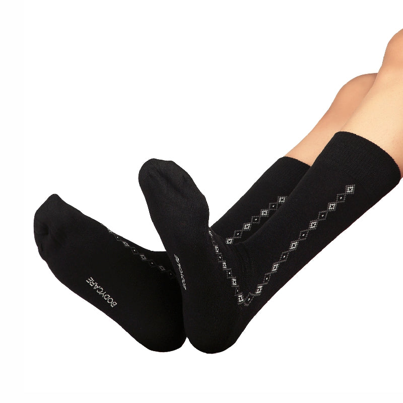 Bodycare Mens Solid Mid Calf Length Socks Pack Of 3