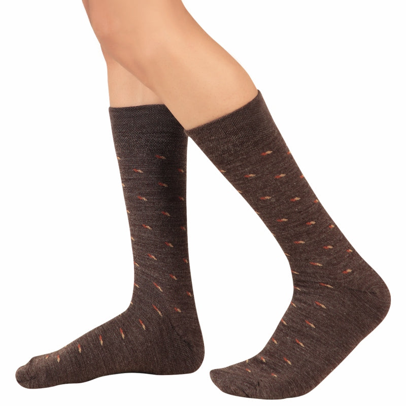 Bodycare Mens Calf Length Printed Socks Pack Of 2