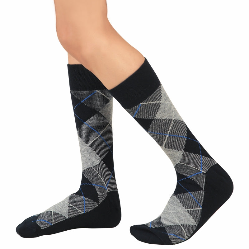 Bodycare Mens Calf Length Printed Socks Pack Of 2
