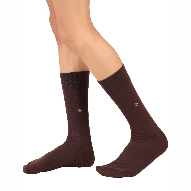 Bodycare Mens Solid Mid Calf Length Socks Pack Of 3