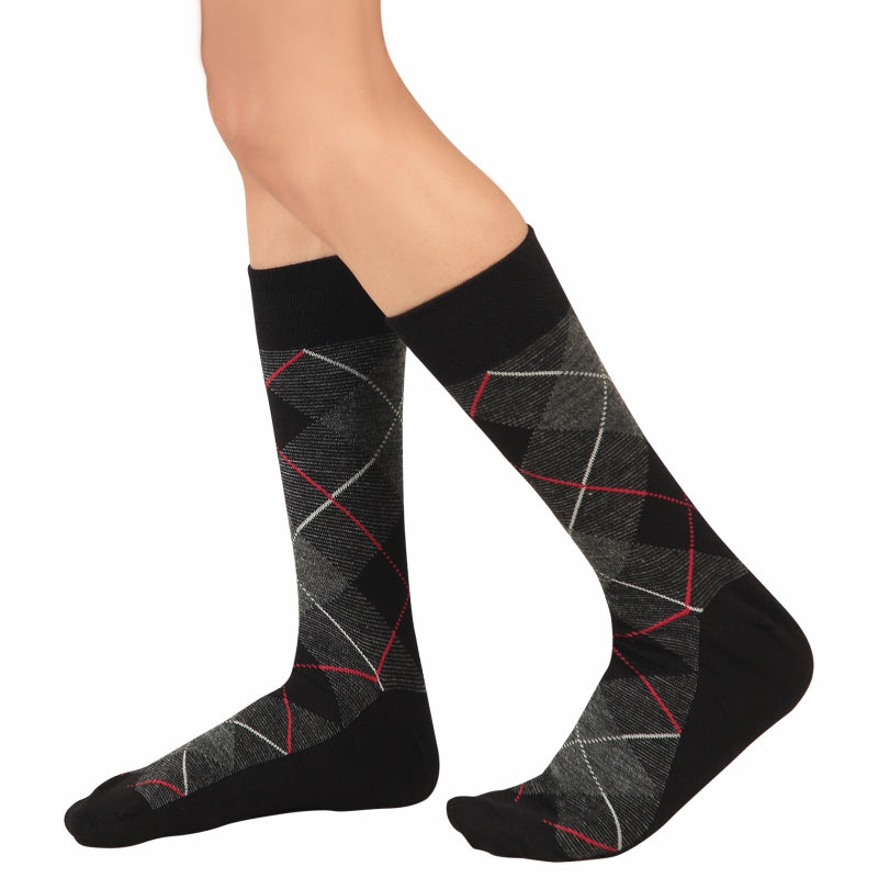 Bodycare Mens Calf Length Printed Socks Pack Of 2