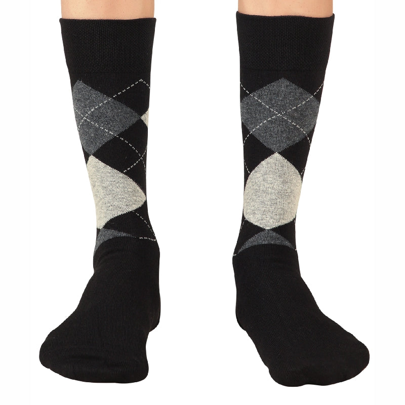 Bodycare Mens Solid Mid Calf Length Socks Pack Of 3