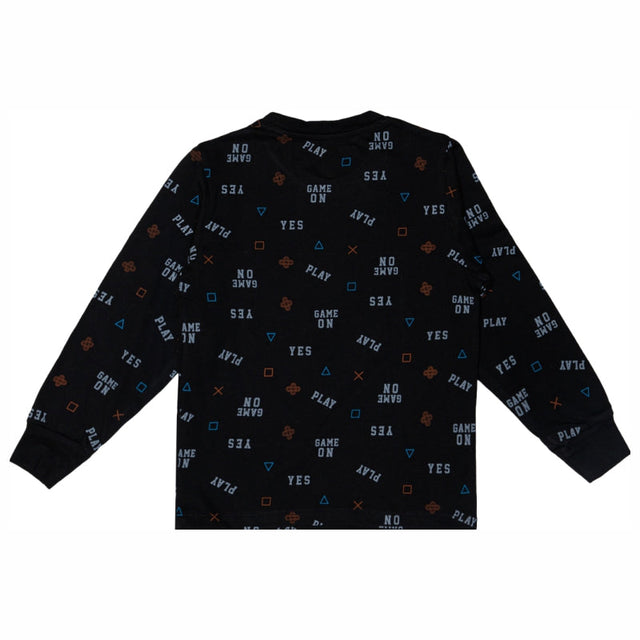 Boys Printed Round Neck Full Sleeve T-Shirt for Comfortable Casual Wear, Easy Coverage and Regular Wardrobe Use - Pack of 1