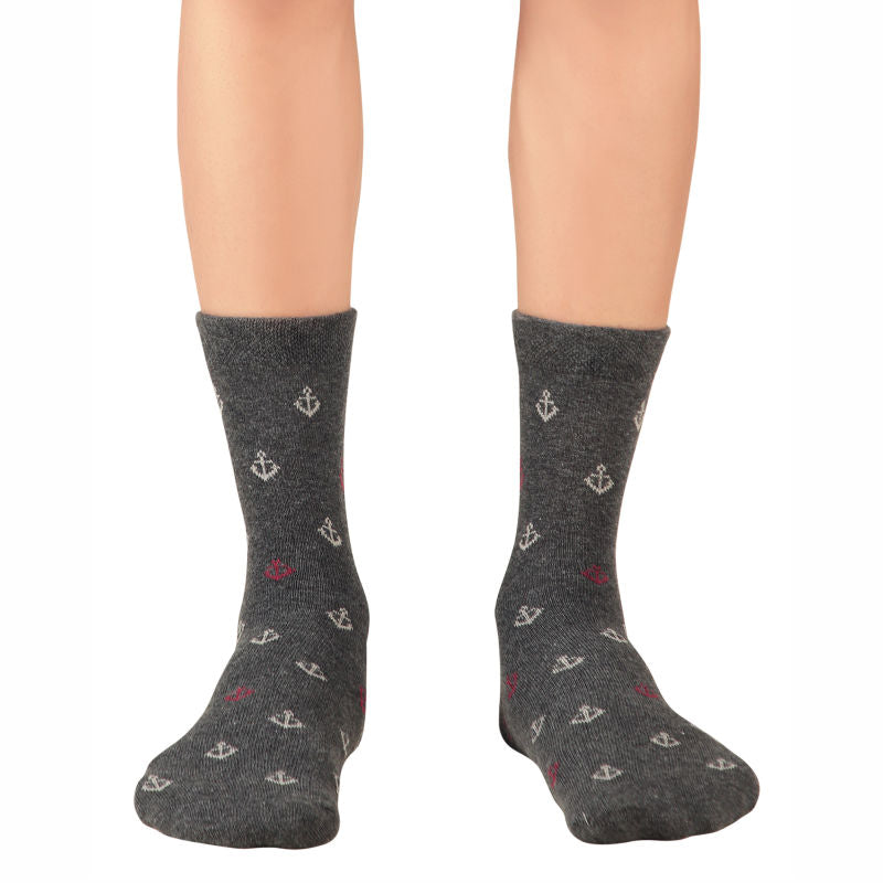 Bodycare Mens Solid Mid Calf Length Socks Pack Of 3