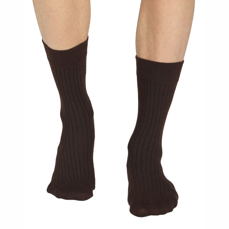 Bodycare Mens Solid Mid Calf Length Socks Pack Of 3