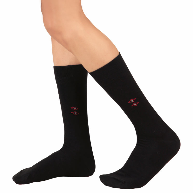 Bodycare Mens Calf Length Solid Socks Pack Of 2