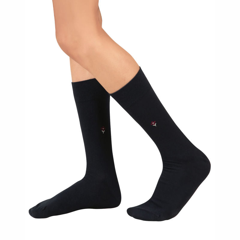 Bodycare Mens Solid Mid Calf Length Socks Pack Of 3