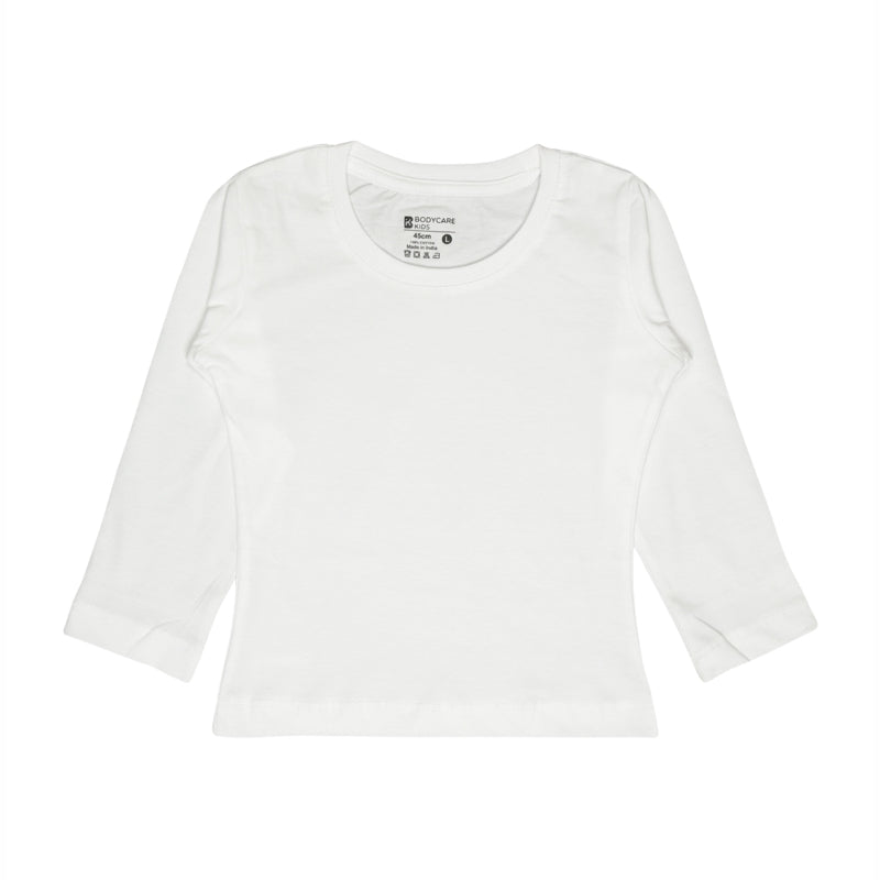 Bodycare Girls Round Neck Full Sleeves Solid Tshirt Pack Of 2