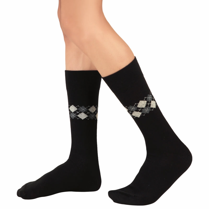 Bodycare Mens Calf Length Solid Socks Pack Of 2