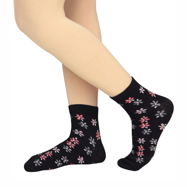 Women Cotton Spandex Socks Stretch Pack of 3 - Bodycare