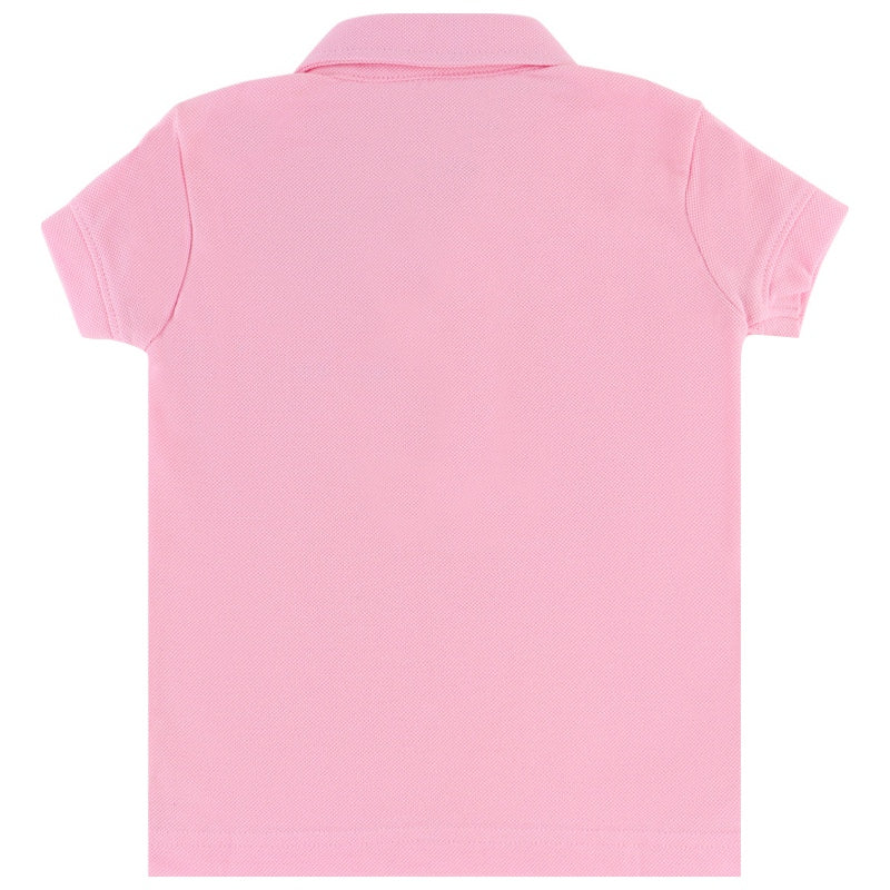 DYCA Girls Tshirt Collar Half Sleeves Solid