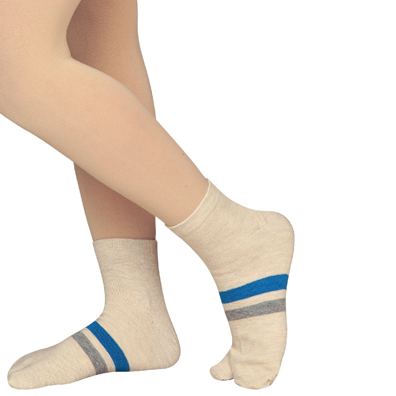 Bodycare Womens Ankle Length Thumb Socks Pack Of 2