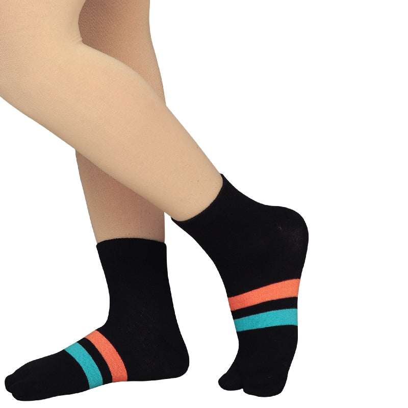 Bodycare Womens Ankle Length Thumb Socks Pack Of 2