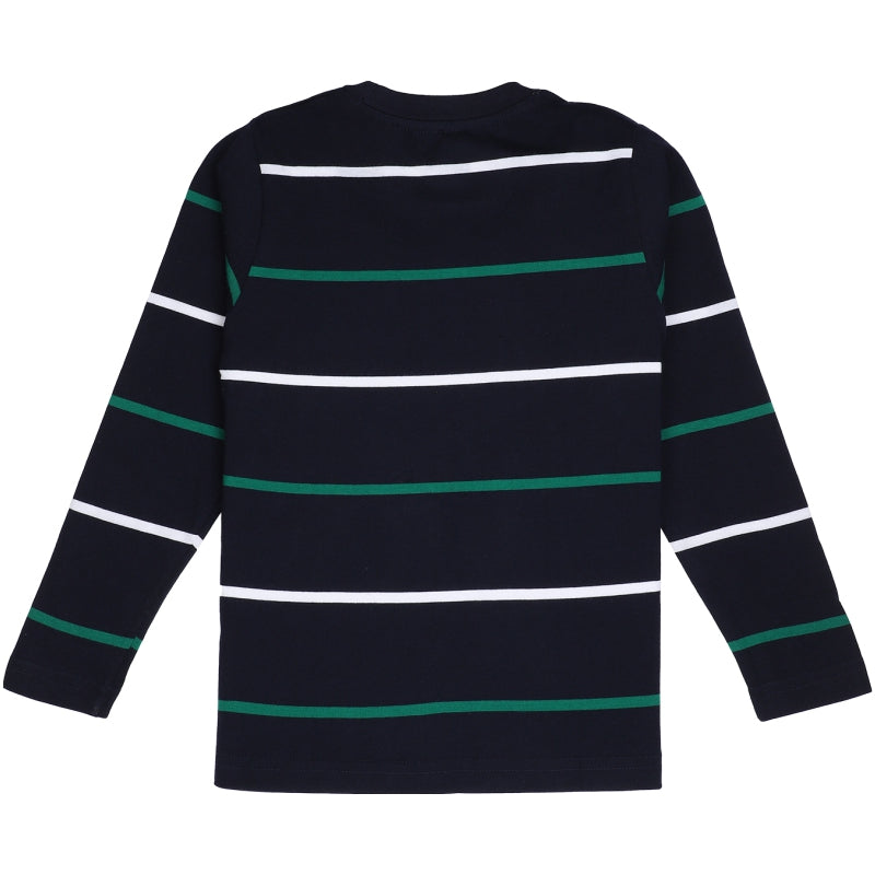 Bodycare Boys Tshirt Striped Round Neck Full Sleeves