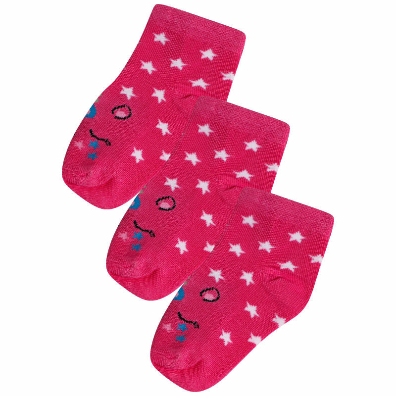 Bodycare Girls Printed Socks Pack Of 3