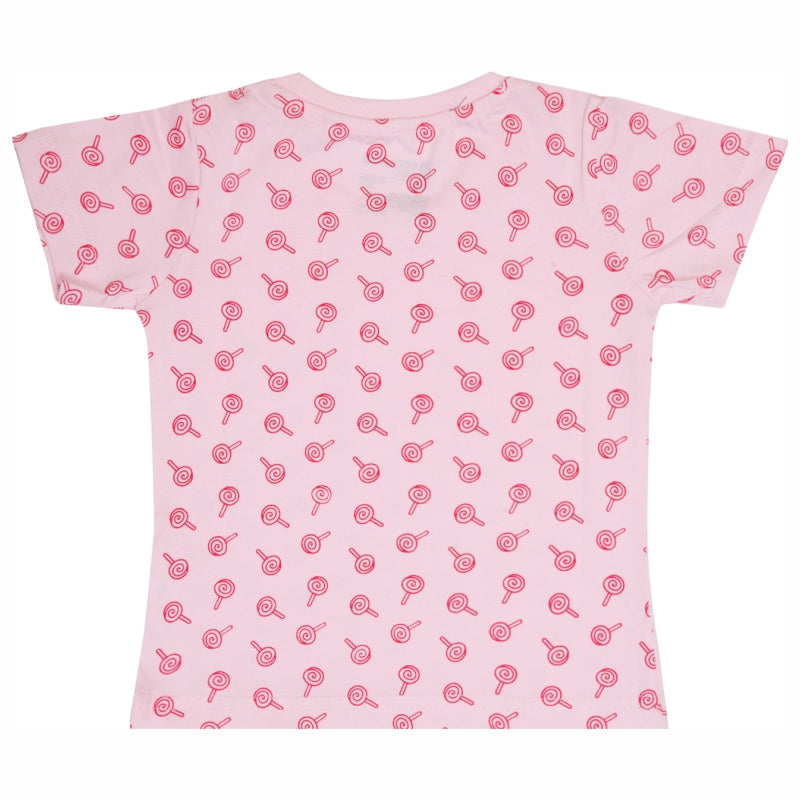 Bodycare Girls Round Neck Half Sleeves Tshirt Pack Of 2