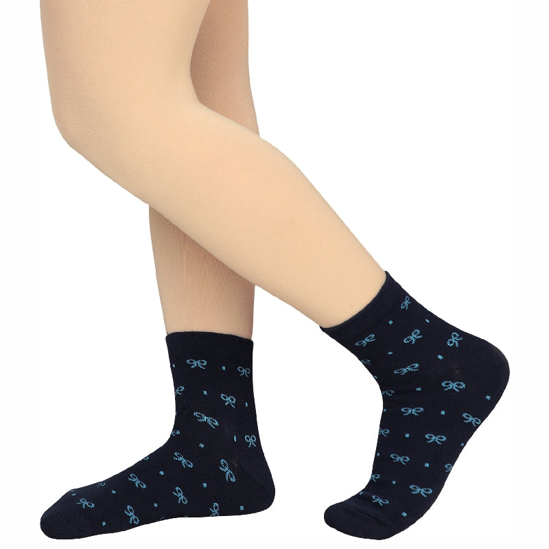 Bodycare Womens Mid Calf Printed Socks Pack Of 2