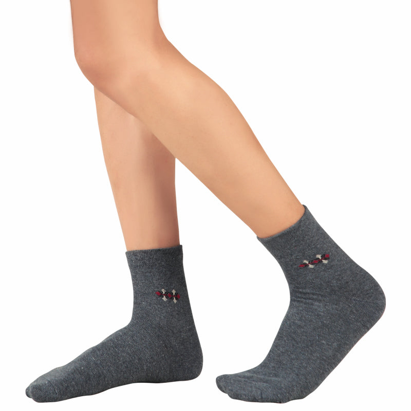 Bodycare Mens Mid Calf Solid Socks Pack Of 3