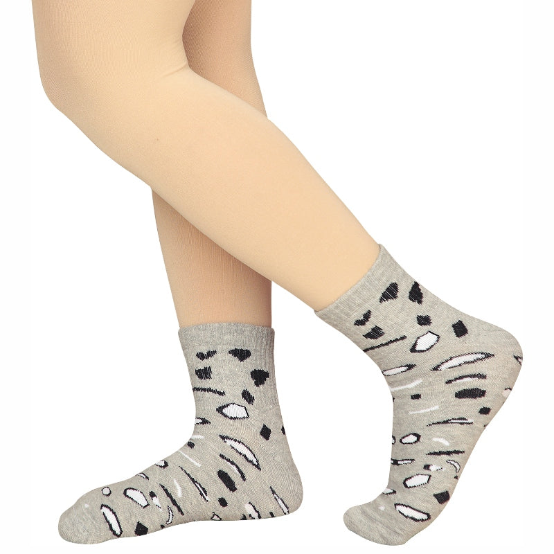 Bodycare Womens Mid Calf Printed Socks Pack Of 2
