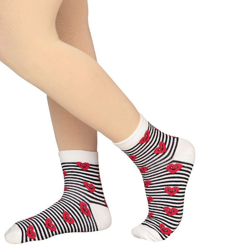 Bodycare Womens Mid Calf Printed Socks Pack Of 2