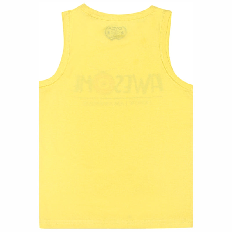 DYCA Boys Round Neck Sleeveless Tshirt
