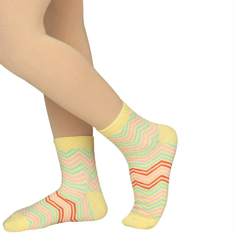 Bodycare Womens Mid Calf Printed Socks Pack Of 2