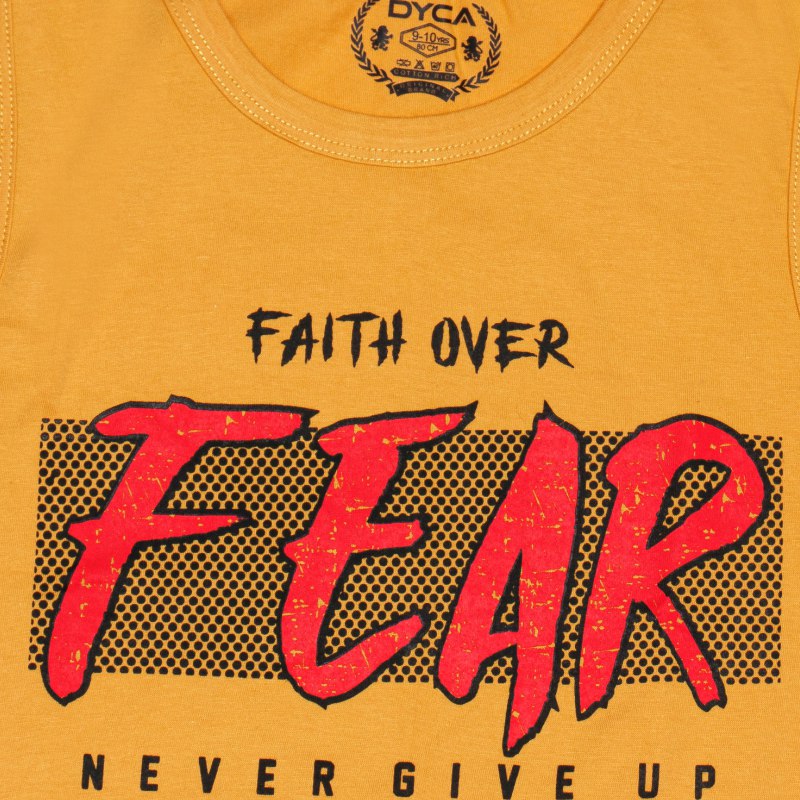 DYCA Boys Round Neck Sleeveless Tshirt