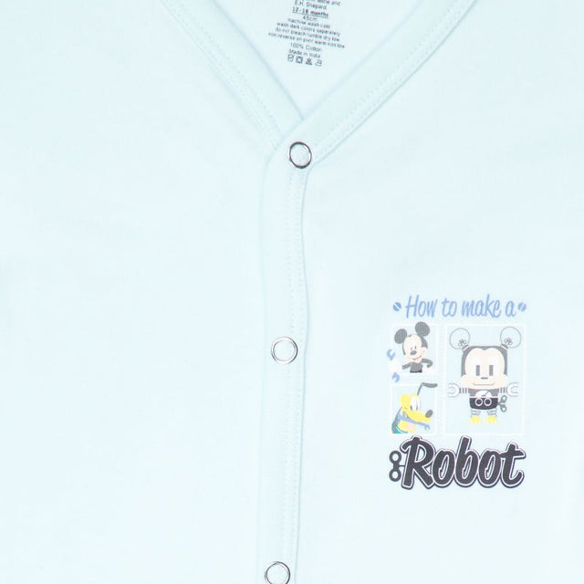 Baby Boys Romper Front Open Full Sleeves - Bodycare
