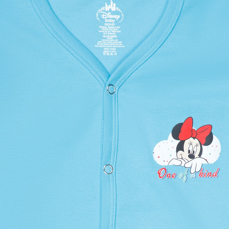 Bodycare Girls Front Open Full Sleeves Romper