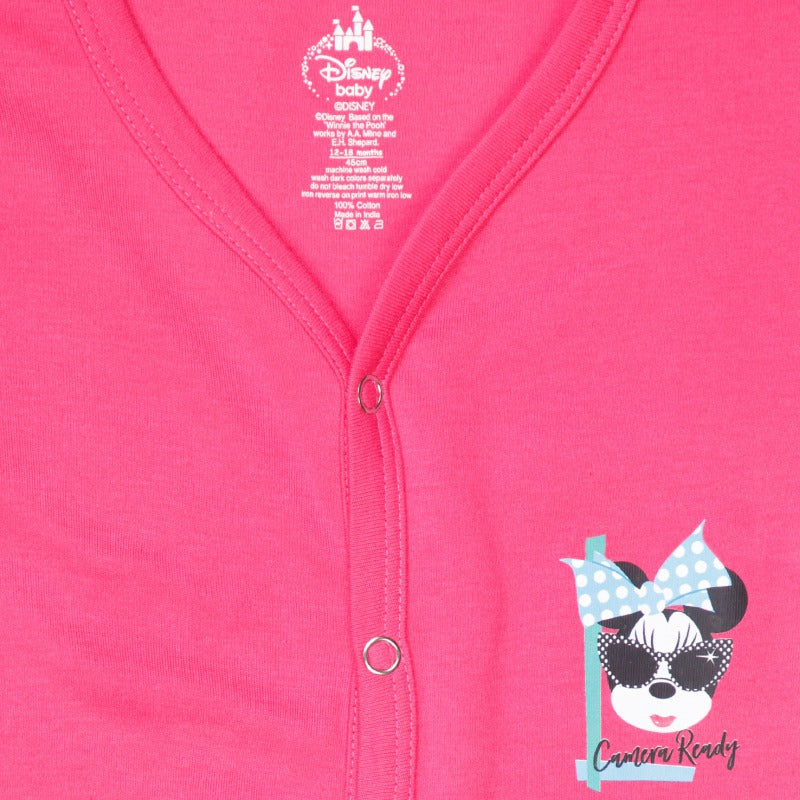 Bodycare Girls Front Open Full Sleeves Romper