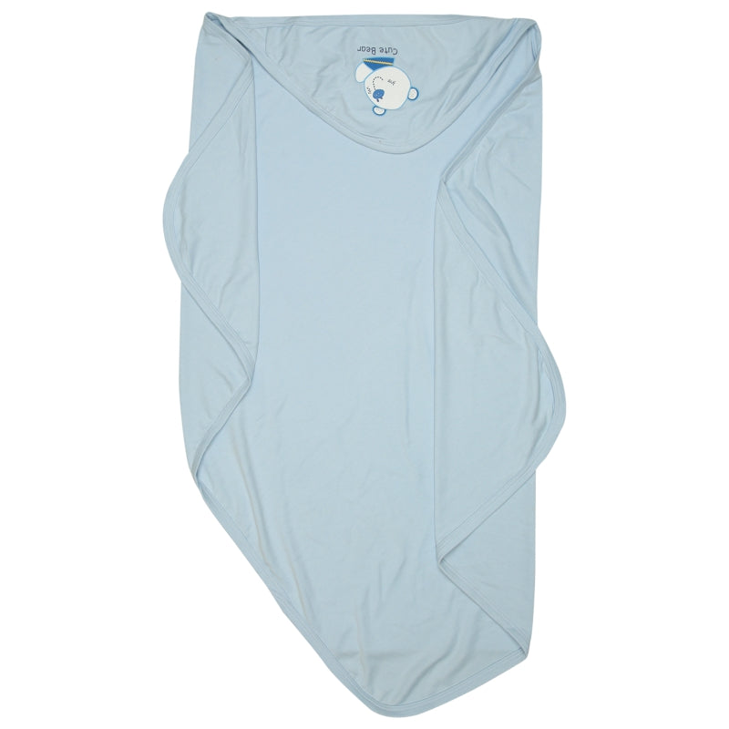 Bodycare Unisex Baby Solid Hooded Wrapper