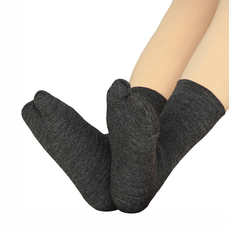 Bodycare Womens Mid Calf Thumb Socks Pack Of 2