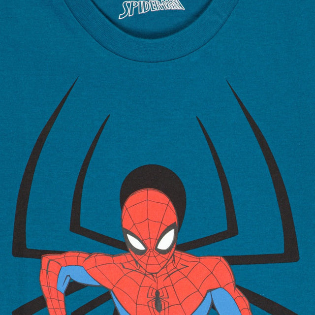 Boys Spiderman Printed Round Neck Half Sleeve T-Shirt for Casual Wear, Easy Movement and Everyday Dressing - Pack of 1