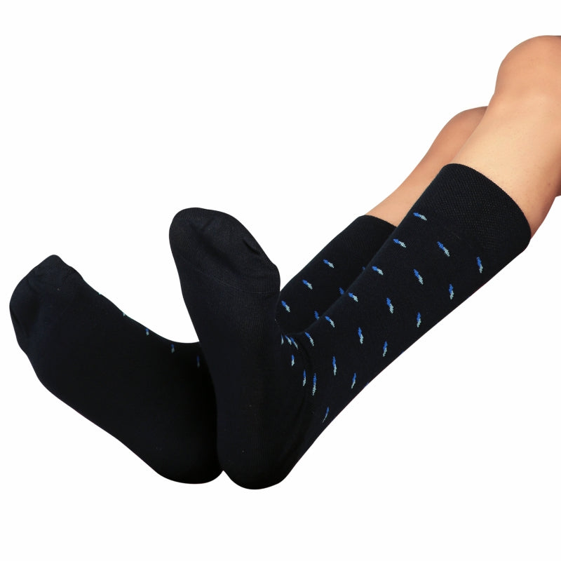 Bodycare Mens Calf Length Printed Socks Pack Of 2