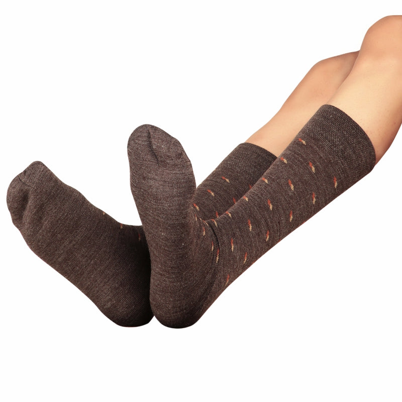 Bodycare Mens Calf Length Printed Socks Pack Of 2