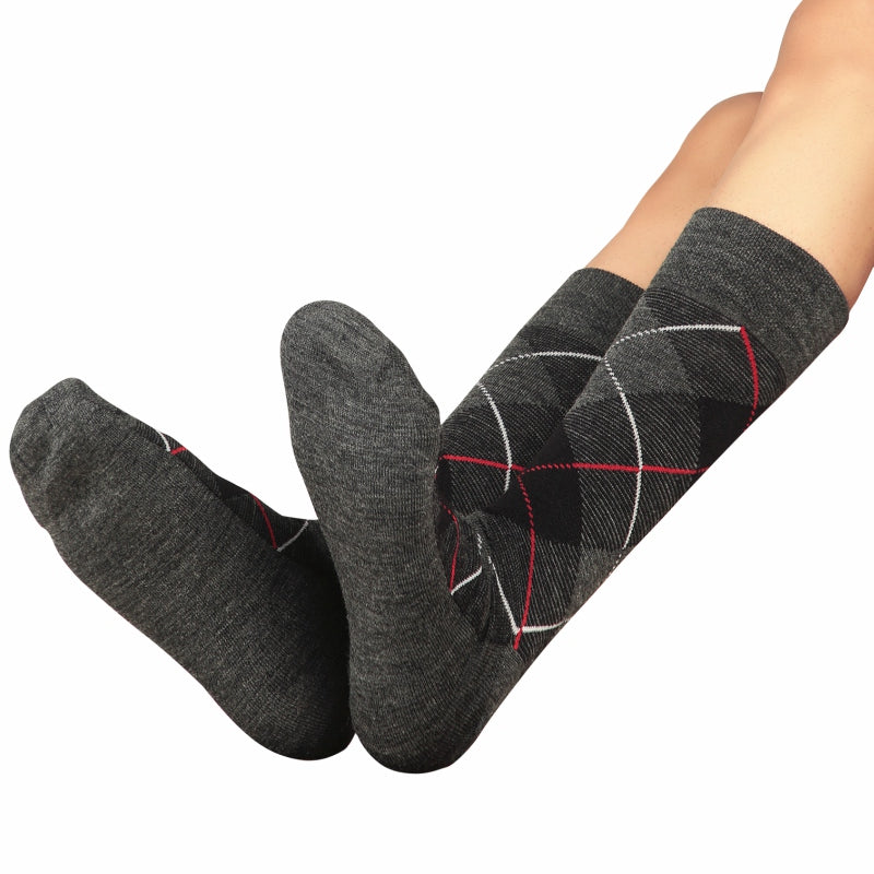 Bodycare Mens Calf Length Printed Socks Pack Of 2