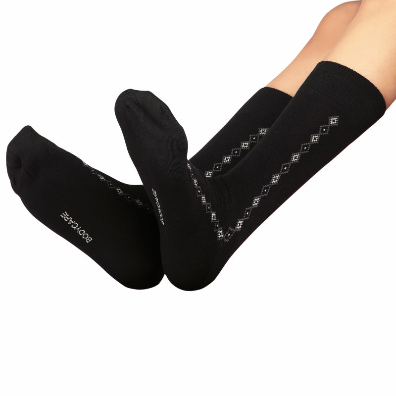 Bodycare Mens Calf Length Solid Socks Pack Of 2