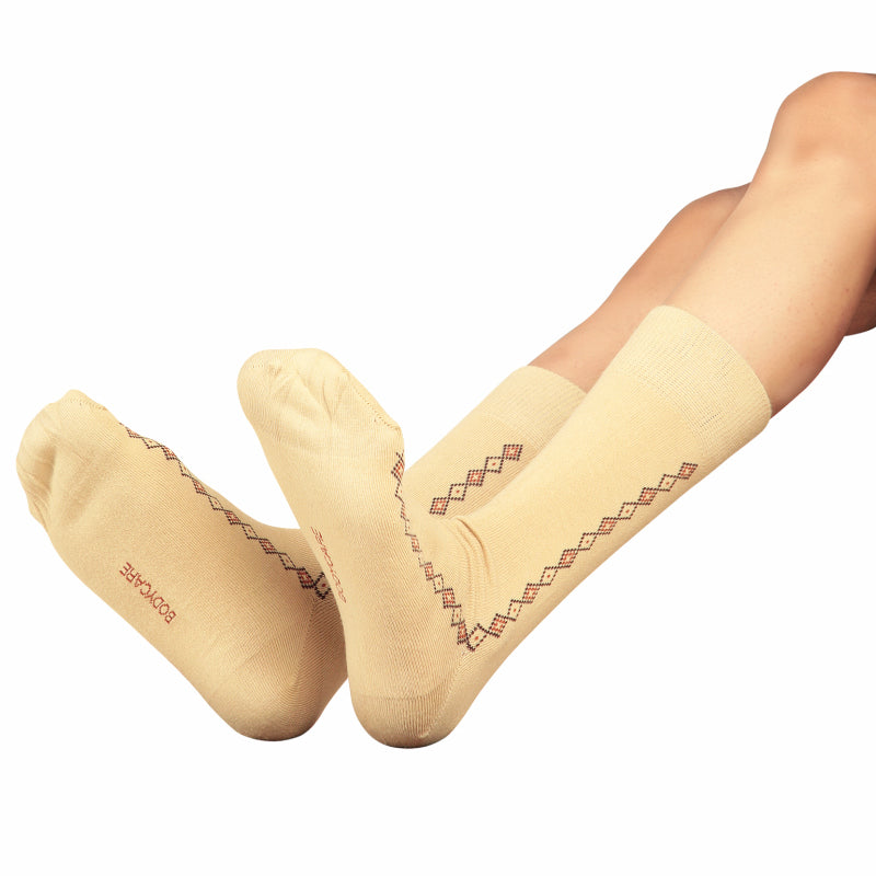 Bodycare Mens Calf Length Solid Socks Pack Of 2