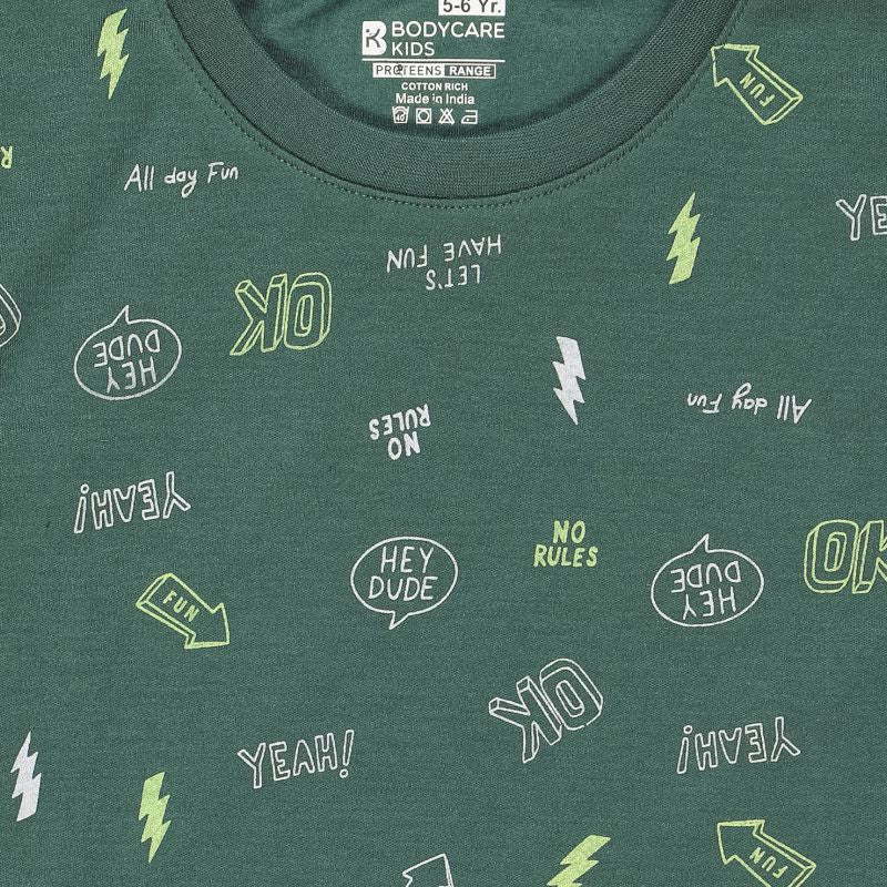 Boys T-Shirt Round Neck Full Sleeves - Bodycare