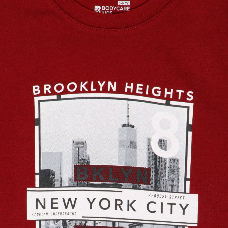 Bodycare Boys Round Neck Full Sleeves Solid Tshirt