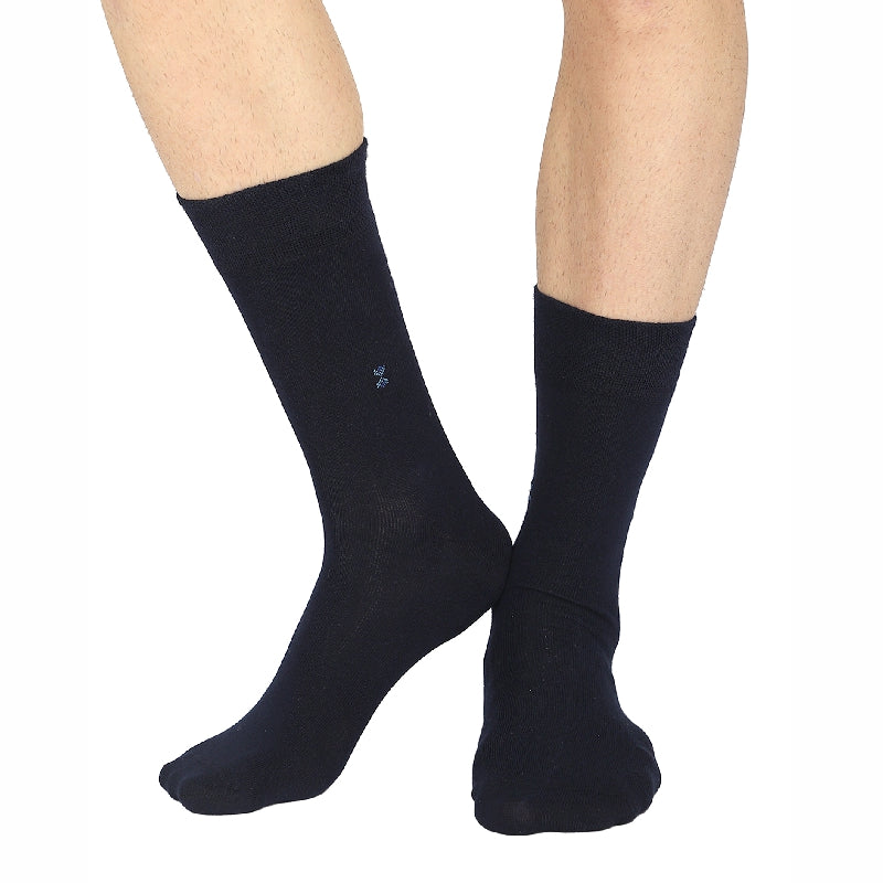 Bodycare Mens Solid Mid Calf Length Socks Pack Of 3