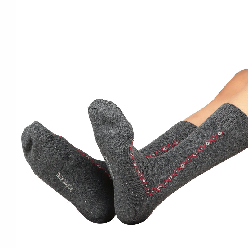 Bodycare Mens Solid Mid Calf Length Socks Pack Of 3