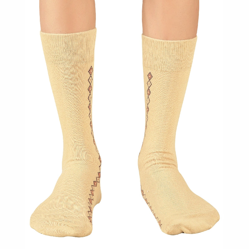 Bodycare Mens Solid Mid Calf Length Socks Pack Of 3