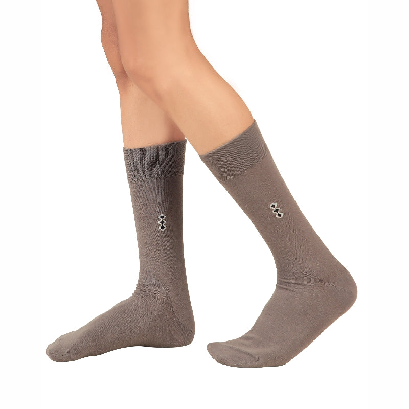 Bodycare Mens Solid Mid Calf Length Socks Pack Of 3