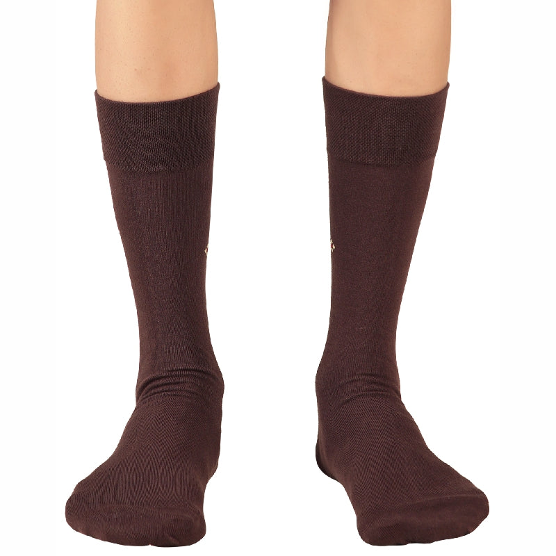 Bodycare Mens Solid Mid Calf Length Socks Pack Of 3