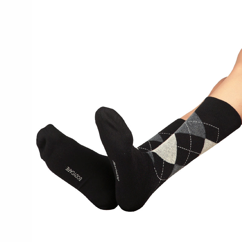 Bodycare Mens Solid Mid Calf Length Socks Pack Of 3