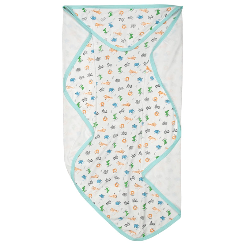 Bodycare Unisex Baby Printed Hooded Wrapper