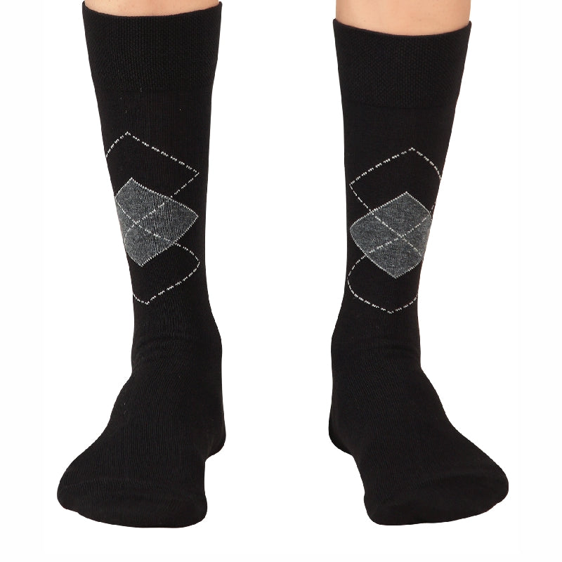 Bodycare Mens Solid Mid Calf Length Socks Pack Of 3